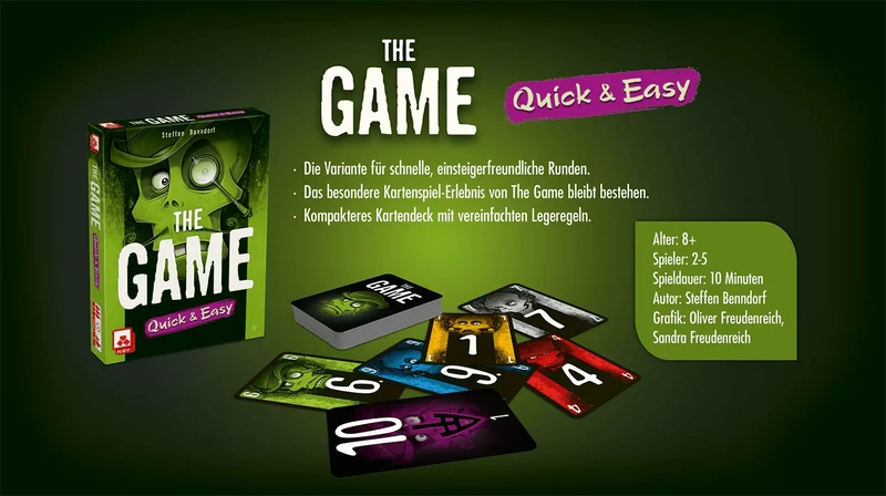 Kartenspiel The Game Quick & Easy ab 8 Jahren