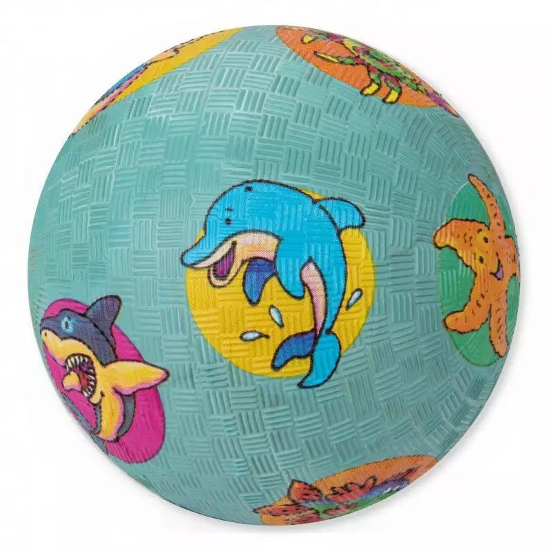 Kinderball Unterwassertiere 12 cm Naturkautschuk