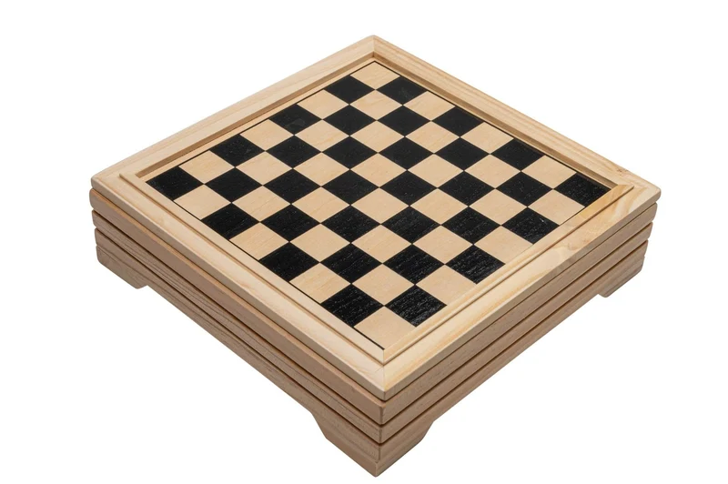 Holz Spielesammlung Mini mit 4 Spielen – Philos