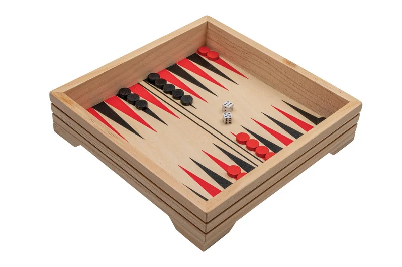 Holz Spielesammlung Mini mit 4 Spielen – Philos
