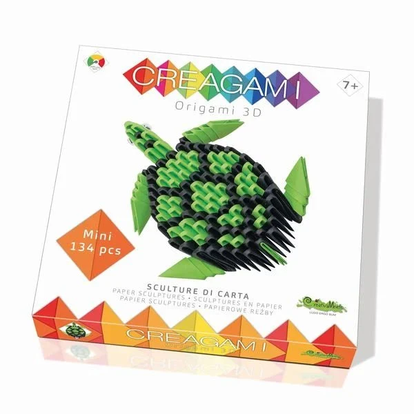 Origami 3D Schildkröte 134 Teile – Creagami
