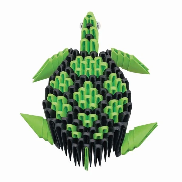 Origami 3D Schildkröte 134 Teile – Creagami