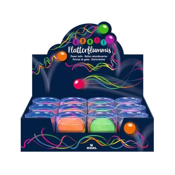 Bunter Flatterflummi (versch. Farben)