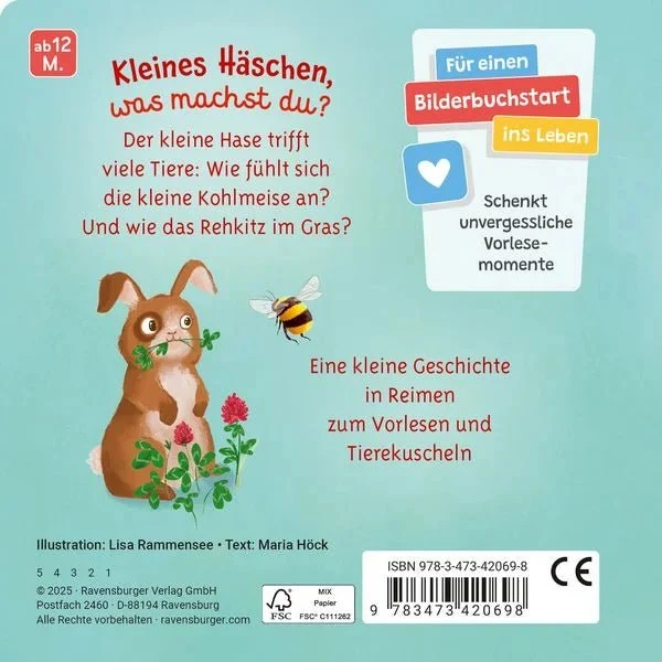 Mein liebstes Vorlese-Fühlbuch - Der kleine Hase