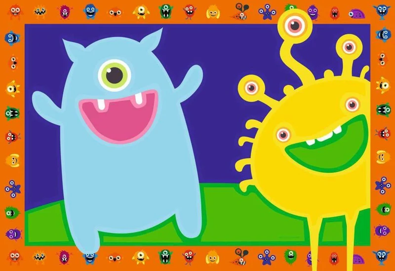 Malen nach Zahlen Lustige Monster ab 5 Jahren – Ravensburger
