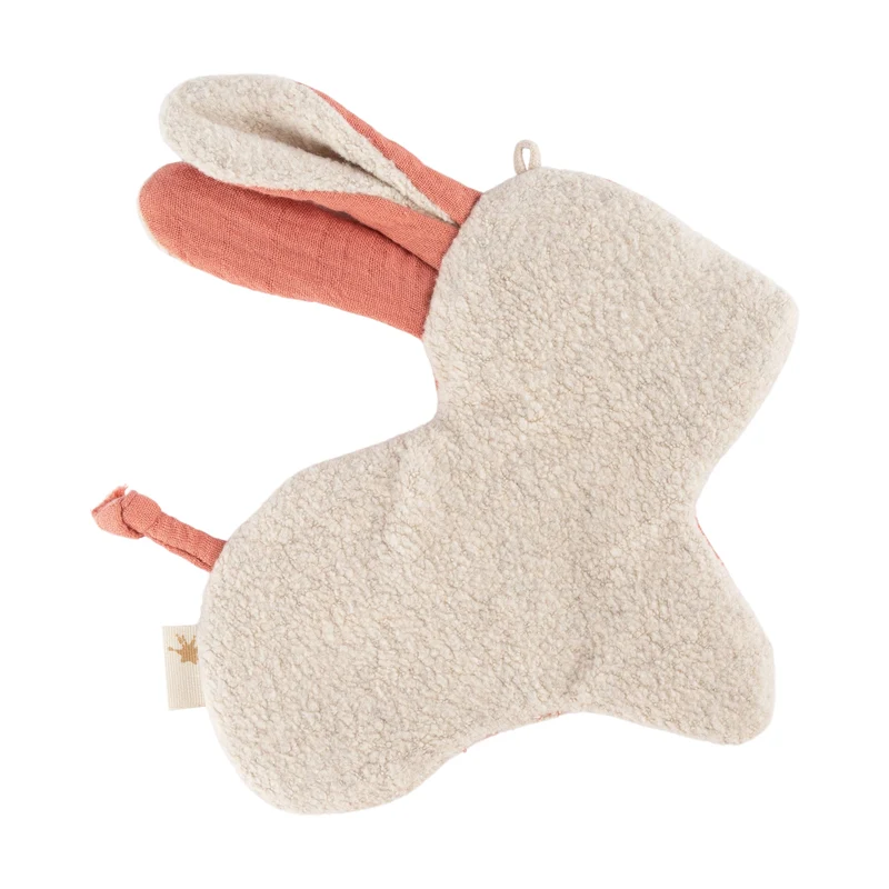 Knistertuch Hase Musselin – weiches Schmusetuch mit Knisterfolie