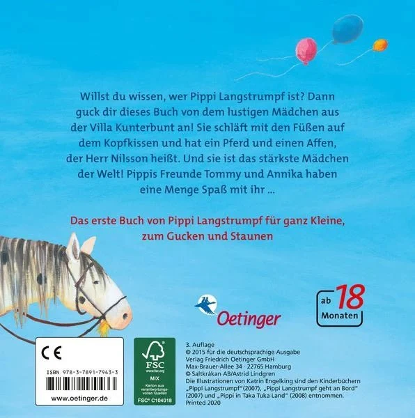 Guck mal, Pippi Langstrumpf Pappbilderbuch