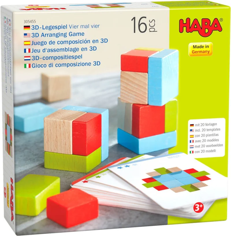 3D - Legespiel Vier mal Vier