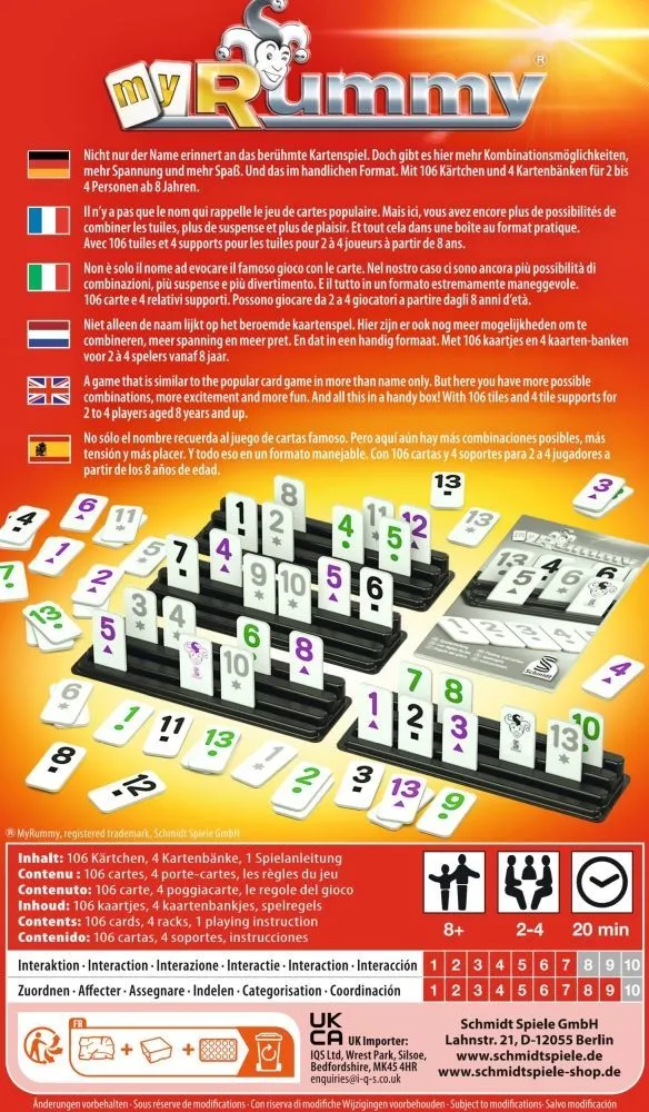 MyRummy, Reisespiel in der Metalldose