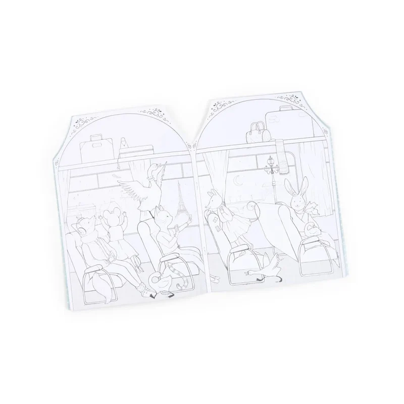 Malbuch Tanzschule 170 Sticker – Moulin Roty