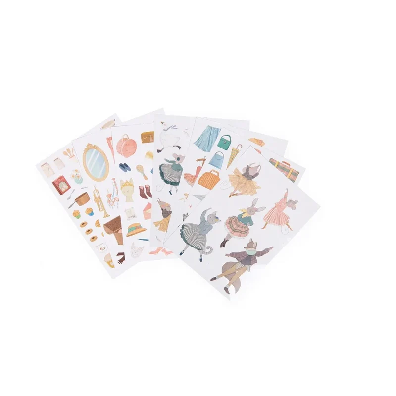 Malbuch Tanzschule 170 Sticker – Moulin Roty