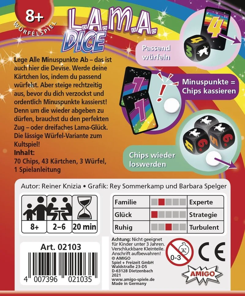 LAMA Dice – Lässiges Würfelspiel
