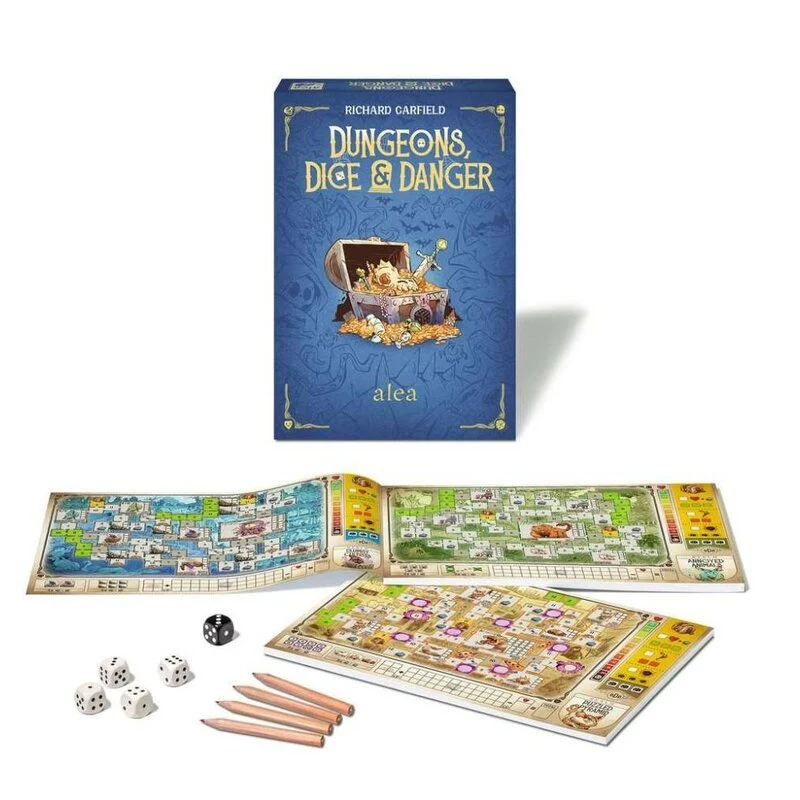 Gesellschaftsspiel - Dungeons: Dice and Danger