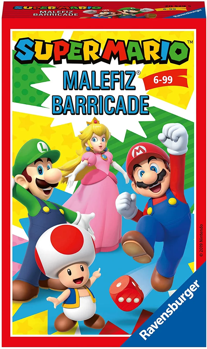 Super Mario Malefiz Mitbringspiel ab 6 Jahren – Ravensburger