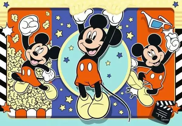 Micky Maus Film ab Kinderpuzzle 2x24 Teile – Ravensburger