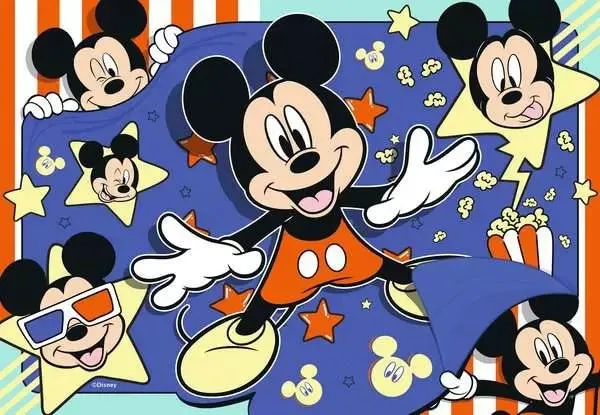 Micky Maus Film ab Kinderpuzzle 2x24 Teile – Ravensburger