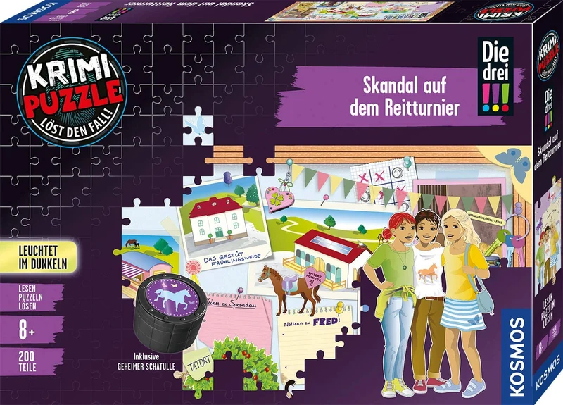 Krimi-Puzzle: Die drei !!! - Skandal auf dem Reitturnier