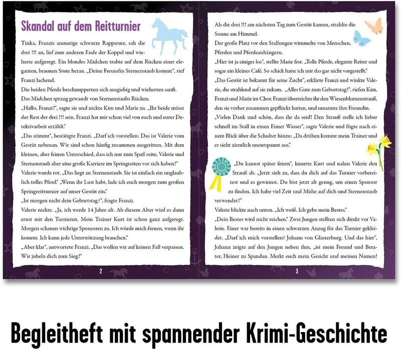 Krimi-Puzzle: Die drei !!! - Skandal auf dem Reitturnier