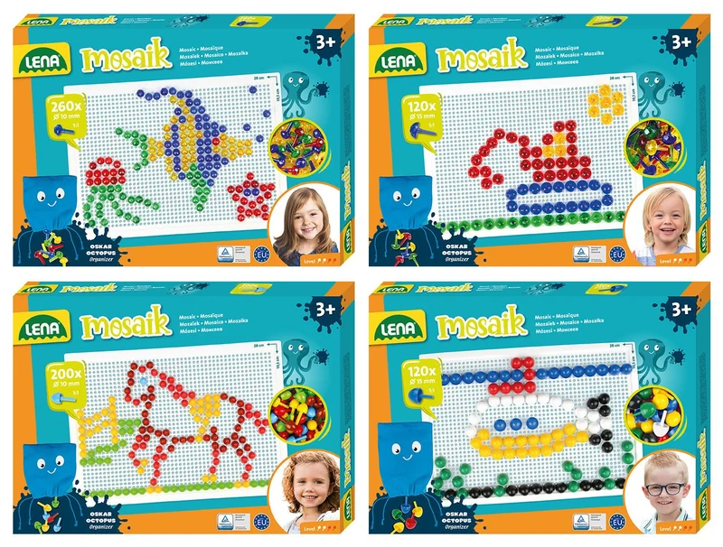 Mosaik Steckspiel transparent 15 mm