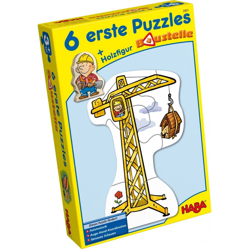 Haba - 6 erste Puzzles Baustelle