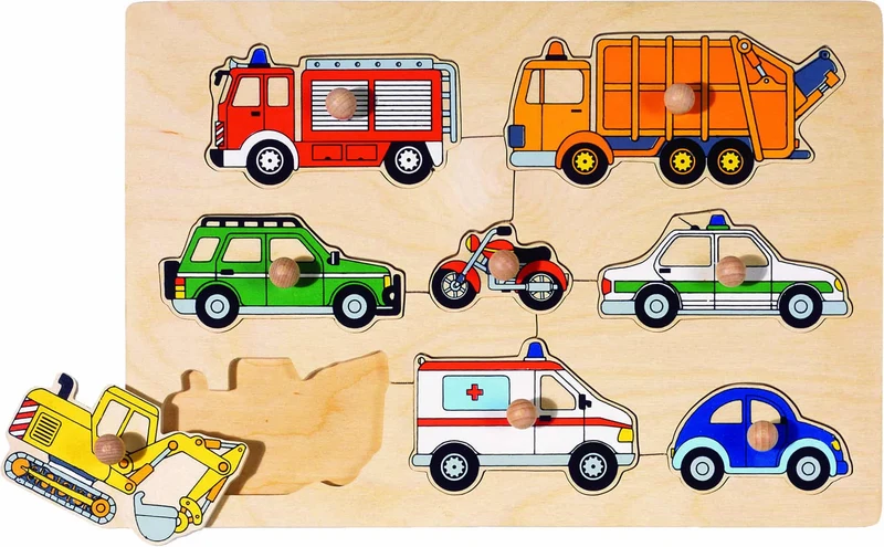 Verkehrsmittel Steckpuzzle