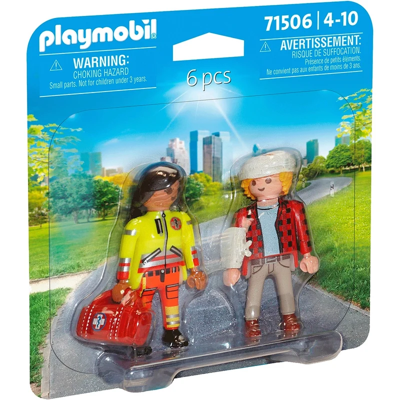 Playmobil® Duo Pack 71506 - Sanitäterin mit Patient