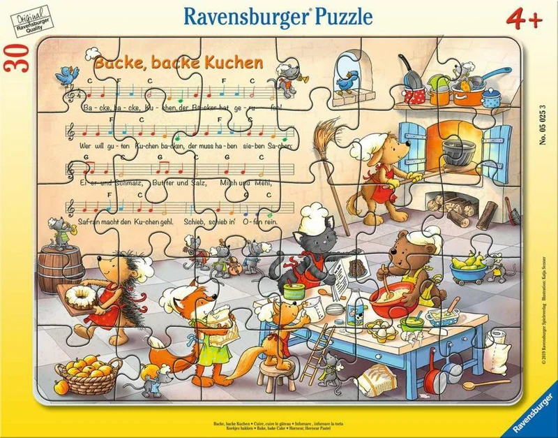 Rahmenpuzzle Backe backe Kuchen – Ravensburger Kinderpuzzle