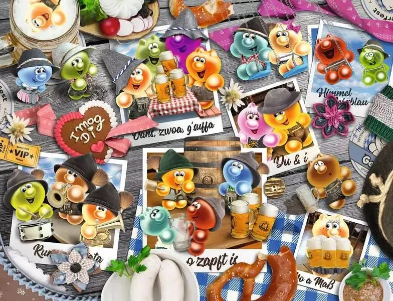 Gelini auf dem Oktoberfest – Ravensburger Premiumpuzzle mit 2000 Teilen