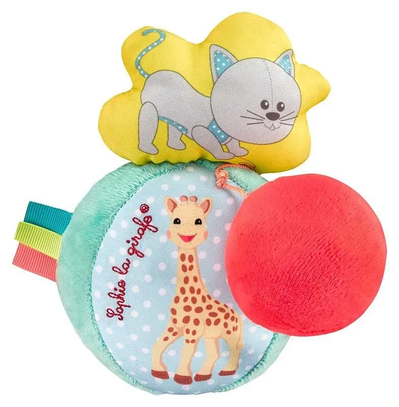 Sophie la Giraffe - Stoffrassel mit Kügelchen