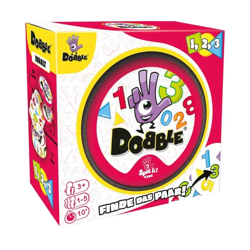 Dobble 1, 2, 3 – Reaktionsspiel für Kinder