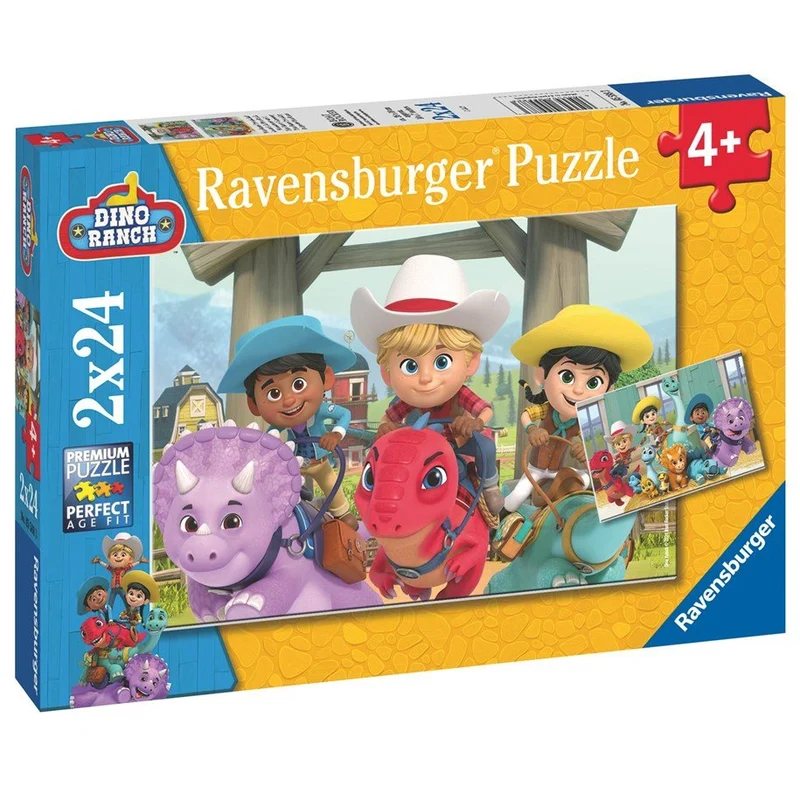 Puzzle 2x24 - Dino Ranch Freundschaft