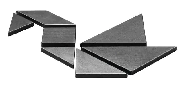 Tangram, Reisespiel in der Metalldose