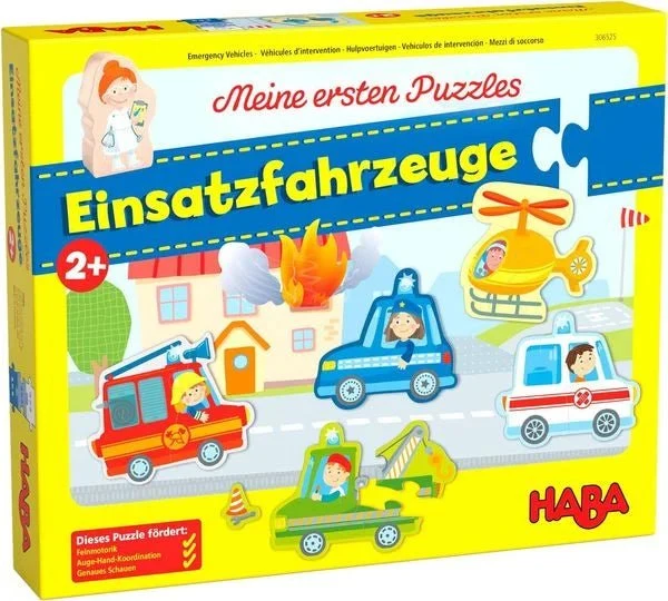 Haba Meine ersten Puzzles – Einsatzfahrzeuge