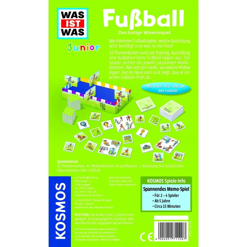 WAS IST WAS Junior Quizspiel - Fußball