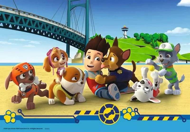 Kinderpuzzle Paw Patrol – Hilfsbereite Spürnasen – Ravensburger 2x24 Teile
