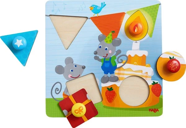 HABA Greifpuzzle Geburtstagsmäuse