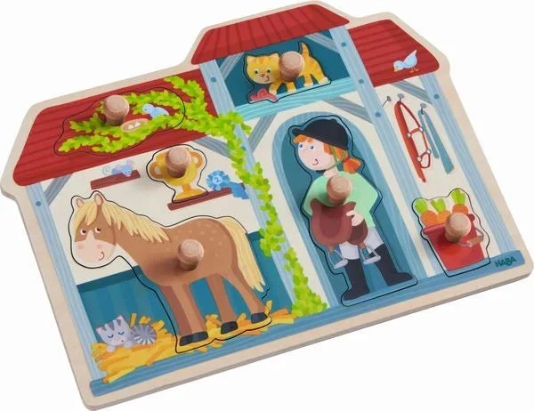 HABA - Greifpuzzle Im Pferdestall