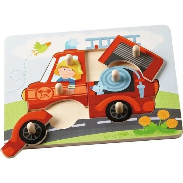 HABA - Greifpuzzle Feuerwehr, 6 Teile