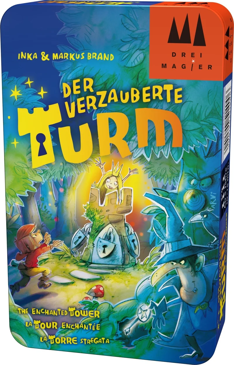 Drei Magier: Der verzauberte Turm, Reisespiel in der Metalldose