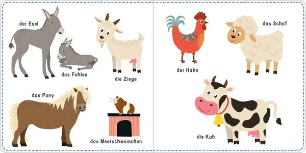 Mein kunterbuntes Wörterbuch - Bauernhof
