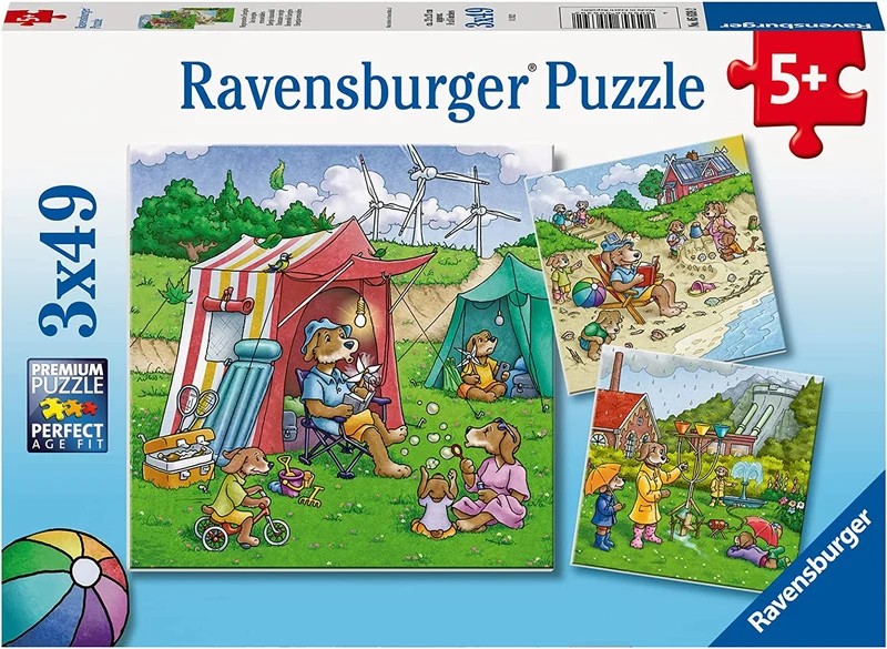 Puzzle 3 x 49 Teile- Regenerative Energien