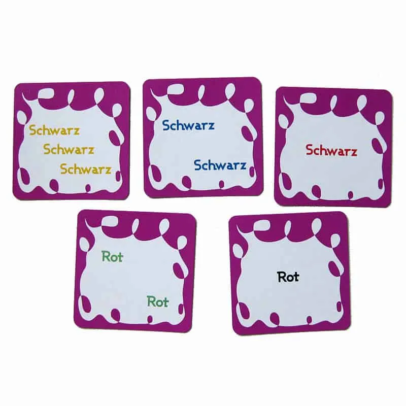 Schwarz Rot Gelb Kartenspiel – Rasantes Reaktionsspiel
