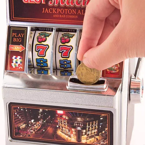 Spardose Spielautomat Slot Machine / Einarmiger Bandit